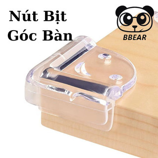 Nút Bịt Góc Cạnh BÀn Silicon - Chống va đập - an toàn cho bé