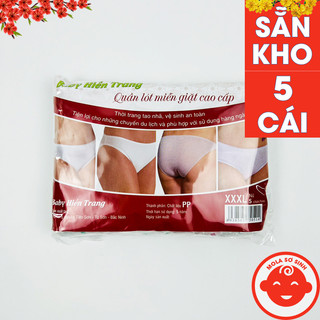 Sét 5 quần lót giấy hiền trang cao cấp dùng cho mẹ