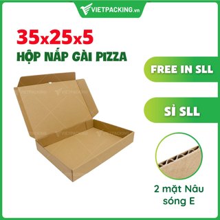 35x25x5 - Combo 15 hộp carton nắp gài đẹp, giấy cứng V196