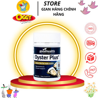 Tinh chất hàu New Zealand Good Health Oyster Plus tăng cường sinh lý nam giới hộp 60v
