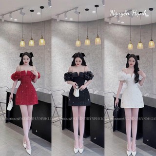 Đầm lennin gân