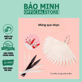 Móng que nhọn làm đồ nail gói 50 que - Móng que tập sơn - móng que nail 1 bịch 50 que giá rẻ