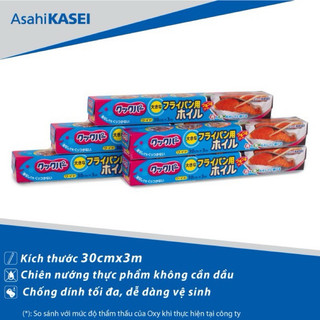Combo 3 hộp Màng Nhôm Không Dính ASAHI Cookper 30cm x 3m