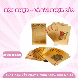 Bộ bài tây chất liệu nhựa pvc ⭐ hoa văn euro ⭐ chống thấm nước ⭐
