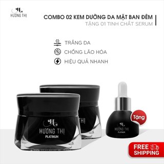 Combo 02 Kem Dưỡng Trắng Da Ban Đêm Hương Thị 60g + Tặng 01 Serum Dưỡng Da 15 ml