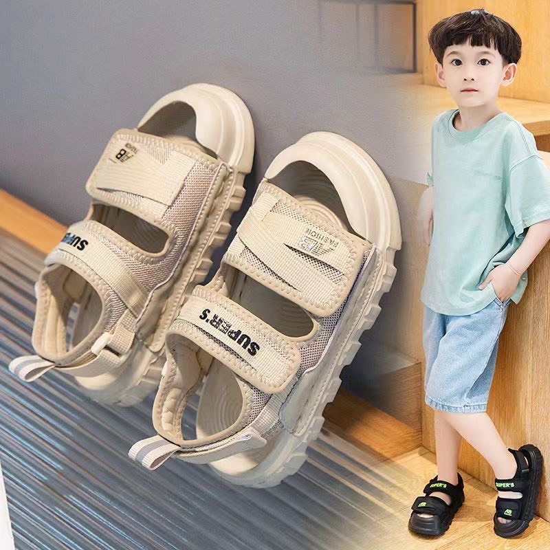 Giày Sandal cho bé trai và bé gái kiểu Bi Tít siêu nhẹ, đế may quai lót da AB