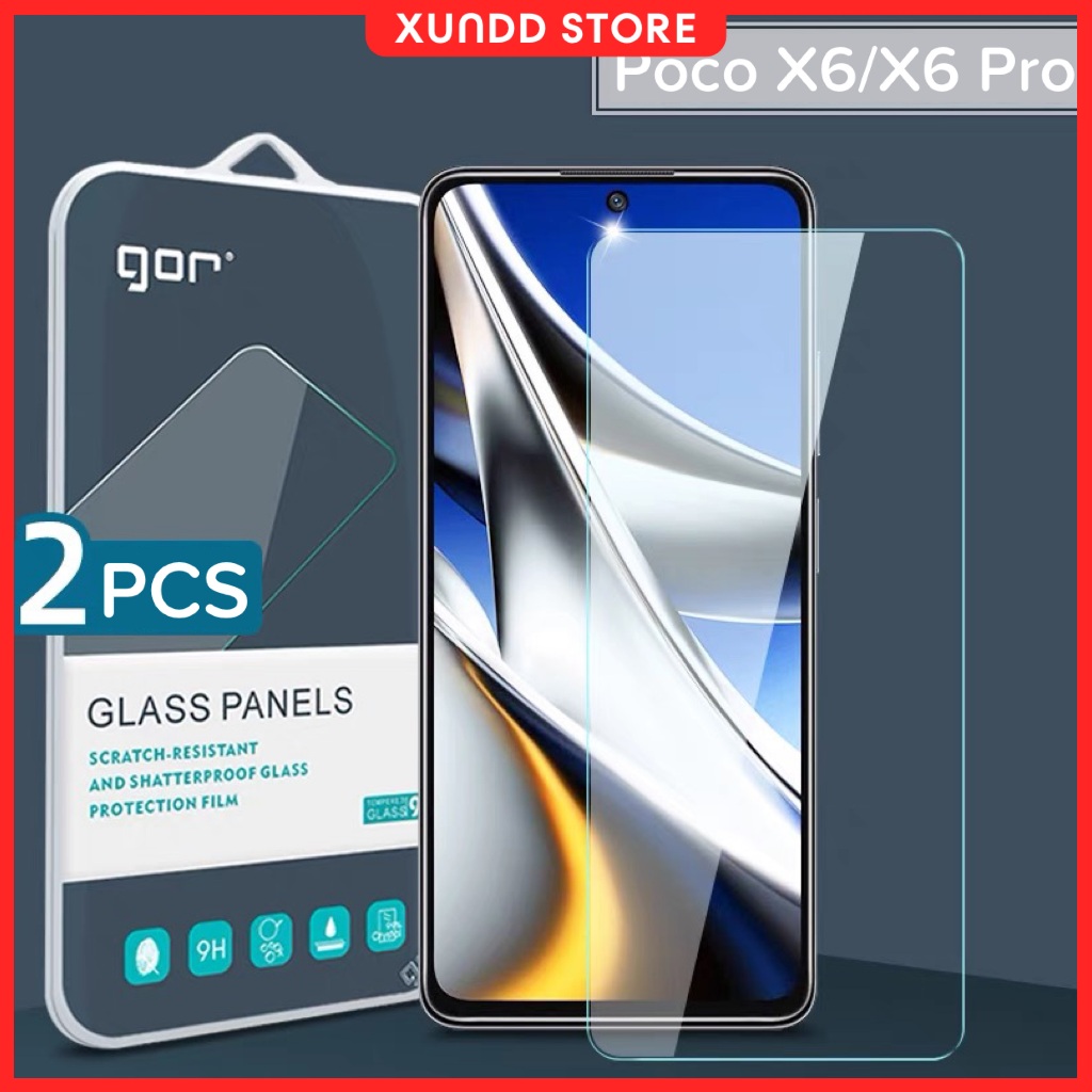 Cường Lực Gor Xiaomi Poco M6 Pro / Poco X6 / Poco X6 Pro / Poco M6 / Poco F6 / Poco F6 Pro, Trong su