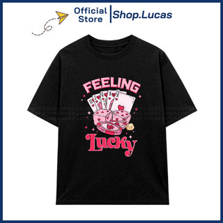 Áo Thun TẾT LÁ BÀI TÂY LUCKY 2024 CON RỒNG XUÂN GIÁP THÌN Unisex Nam Nữ Áo Gia Đình Cặp Đôi Shop.Lucas