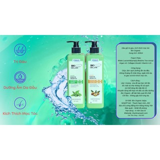 Dầu gội,xả phục hồi chống rụng tóc Bio Organic
