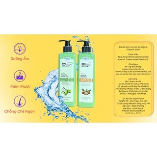 Dầu gội,xả phục hồi chống rụng tóc Bio Organic