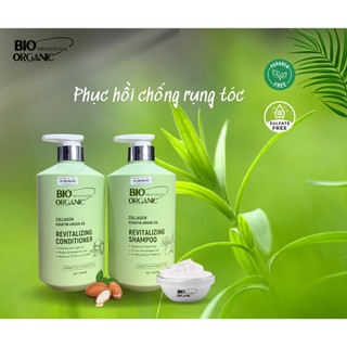 Dầu gội,xả phục hồi chống rụng tóc Bio Organic
