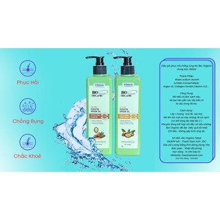 Dầu gội,xả phục hồi chống rụng tóc Bio Organic