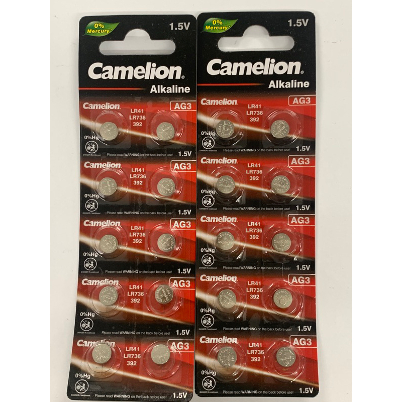 Pin AG3 (LR41) camelion ( giá 1 vỉ )