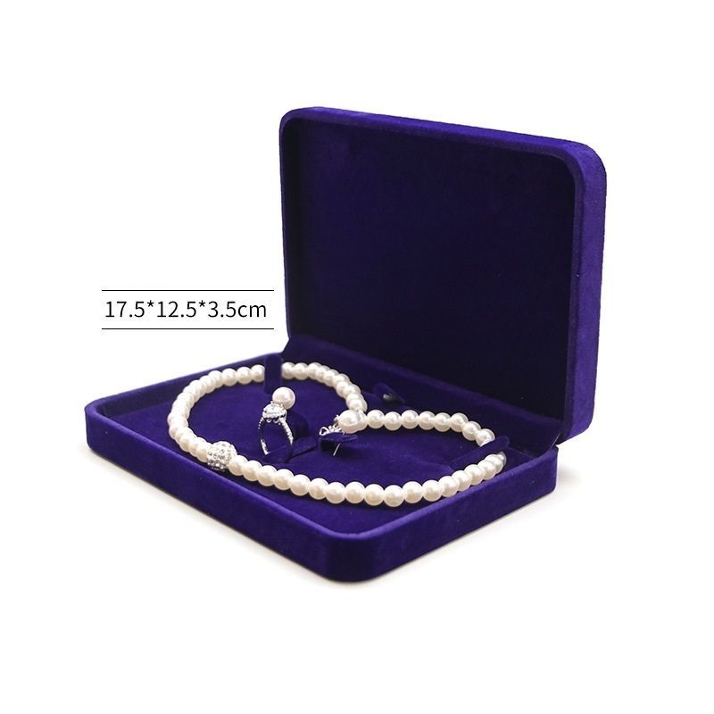 Hộp đựng trang sức lớn Bộ Trung nỉ nhung cao cấp hộp đựng nhẫn dây chuyên lăc tay hộp đựng nữ trang JSP.