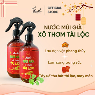 Nước mùi già xô thơm tài lộc - Tăng sinh khí, thu hút may mắn, tài lộc, giải tỏa căng thẳng - 500ml | Fresh Home Lab