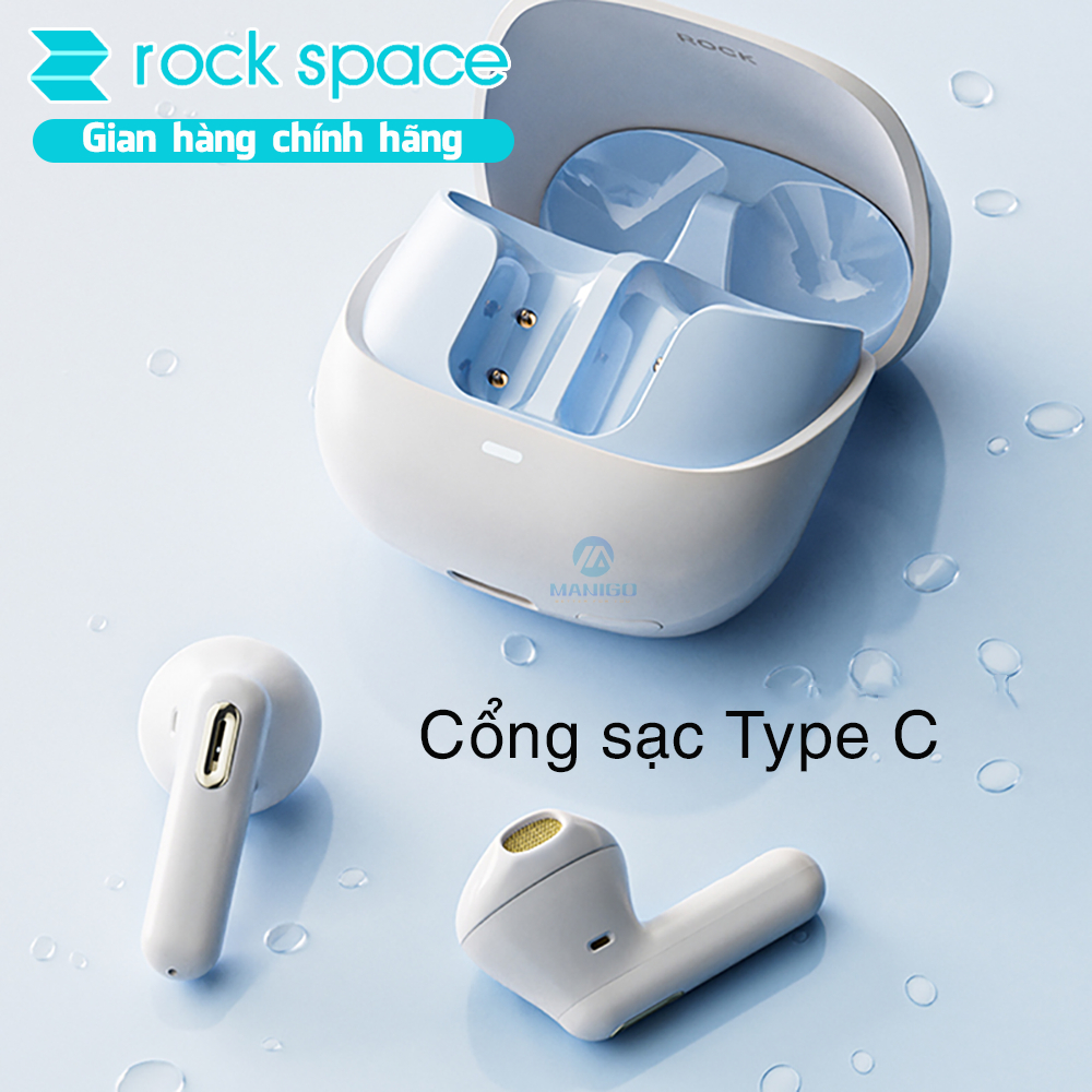 Tai nghe bluetooth không dây nhét tai TWS Rockspace S3 hàng chính hãng bảo hành 1 năm 1 đổi 1