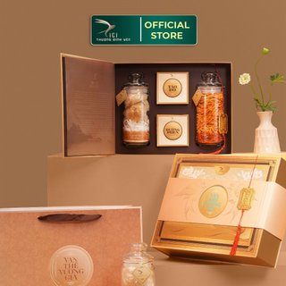Set Quà Cao Cấp 2024 Tổ Yến Khánh Hoà Vạn Thế Vương Giả 3 CiCi Thượng Đỉnh Yến Tổ Yến Khô Táo Đỏ Đường Phèn