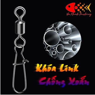   Chất Lượng  Khóa Link Chống Xoắn Khóa Link Chữ U Cao Cấp - Phụ kiện câu cá   combo 10   