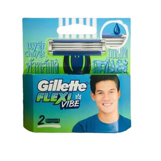 Vỉ 2 lưỡi dao cạo râu Gillette Flexi Vibe