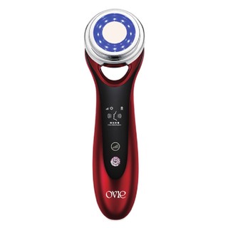 Máy massage mặt đẩy tinh chất OVIE giúp điện di trẻ hóa, nâng cơ mặt, chăm sóc da mặt và mắt có đèn LED sinh học