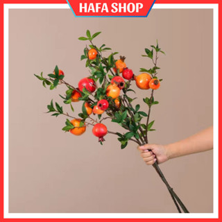 Cành Lựu Hottrend 2024 Trang Trí Nhà Cửa, Decor Phòng Làm Việc, Phòng Khách