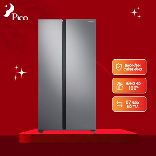 [Pico Official - Lắp đặt 0Đ HN HCM] Tủ Lạnh SBS Samsung RS62R5001M9/SV 647 Lít Inverter Silver