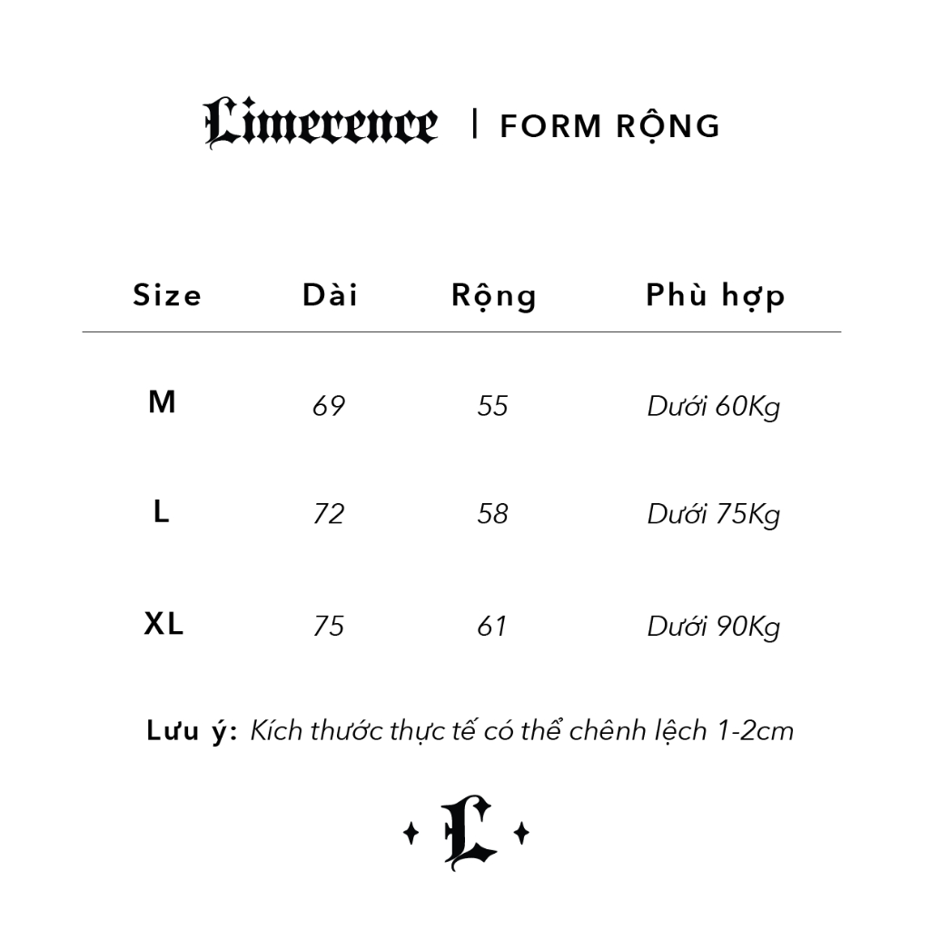 Áo thun form rộng LIMERENCE Basic Only you vải cotton cao cấp co giãn, dày dặn Local Brand