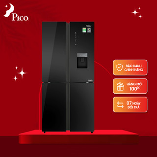 Tủ lạnh aqua aqr-igw525em 456l inverter đen