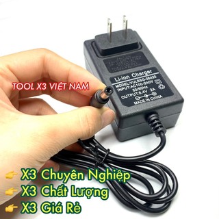 [2S - TV] Sạc Li-on 2S 8.4V 2A có đèn báo đầy (ToolVN)