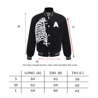 ÁO KHOÁC AA SKELETON JACKET // BLACK // AASTU. // AASTUDIO