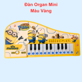 Đàn cho bé đàn mini organ màu vàng giúp bé làm quen với âm nhạc phát triển trí não tư duy