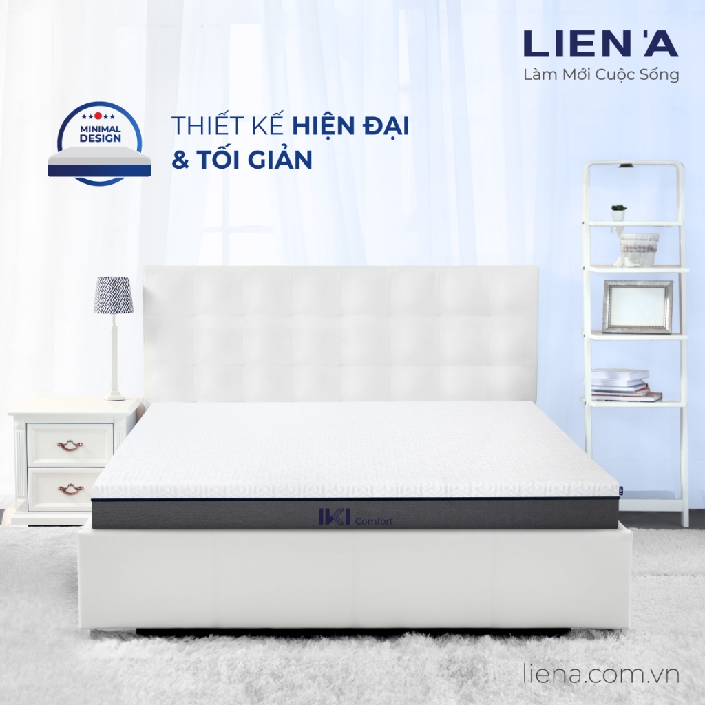 Nệm Cao Su Hybrid IKI Comfort Liên Á Dày 18cm,Đàn Hồi Êm Ái,Foam Kết Hợp Cao Su Thiên Nhiên | BigBuy360 - bigbuy360.vn