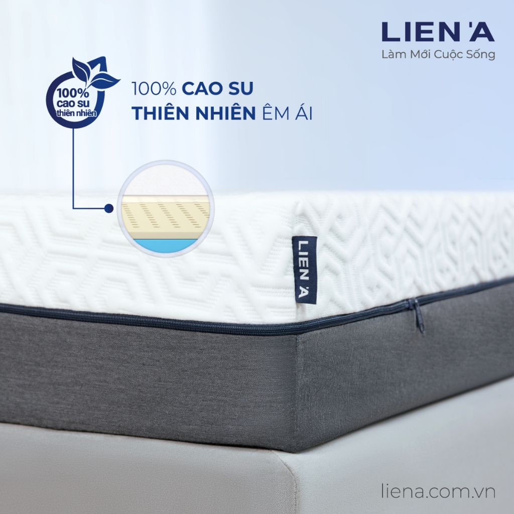 Nệm Cao Su Hybrid IKI Comfort Liên Á Dày 18cm,Đàn Hồi Êm Ái,Foam Kết Hợp Cao Su Thiên Nhiên | BigBuy360 - bigbuy360.vn