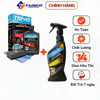 Bộ dung dịch phủ ceramic wax tenzi 300ml + dung dịch làm sạch bề mặt sơn tenzi ipa cleaner