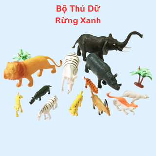 Mô hình con thú mô hình động vật mô phỏng thực tế cho bé học tập và nhận biết muôn loài