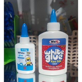 ✅Keo sữa chất lượng cao dán đồ thủ công - 40ml - 120ml - Keo dán thủ công học sinh