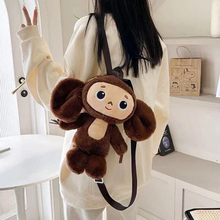 Balô con khỉ chebi tai to hoạt hình đáng yêu