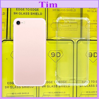 "Ốp Lưng IPhone 7 / IPhone 8 Dẻo Trong Chống Sốc " Loại Dày_Không ố vàng, chống trầy xước va đập Timshop