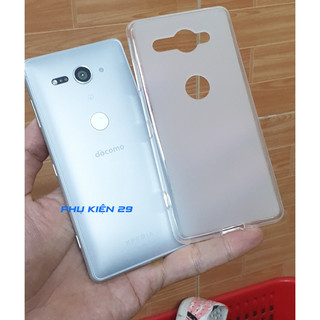 [Sony XZ2 Compact] Ốp lưng silicon dẻo trong cao cấp