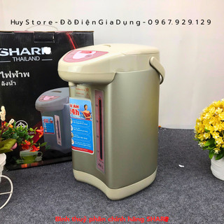 Bình thuỷ điện Sharp KS-239 chính hãng thương hiệu Thailand, Bình thuỷ điện Sharp đun sôi giữ Ấm an toàn Huy Store