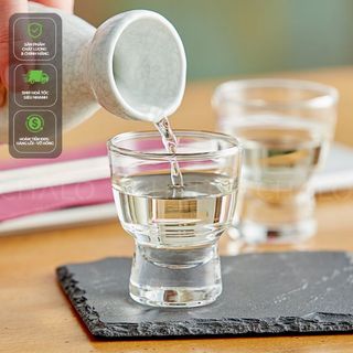 [Chính hãng] Chén rượu Sake thủy tinh Ocean Haiku Shot 60ml | OCE-7202