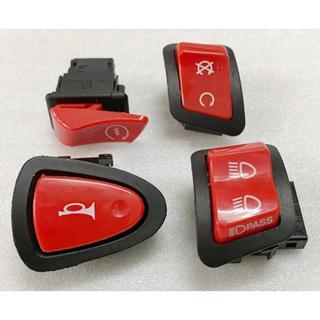 Nút công tắc đỏ passing, đề, kèn, idling cho các dòng xe honda