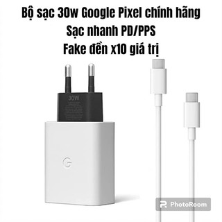 Bộ sạc 30w google pixel chính hãng mới không hộp, sạc nhanh pd 3.0 pixel 6-6pro-6a, pixel 7-7 pro, pixel 8-8 pro…