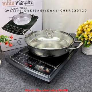 Bếp từ đơn cơ sharp sh-699 chính hãng thái lan , bếp từ sharp công suất lớn tặng kèm nồi qm store