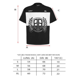 ÁO BADGE AASTU // AA BADGE TEE // BLACK WHITE