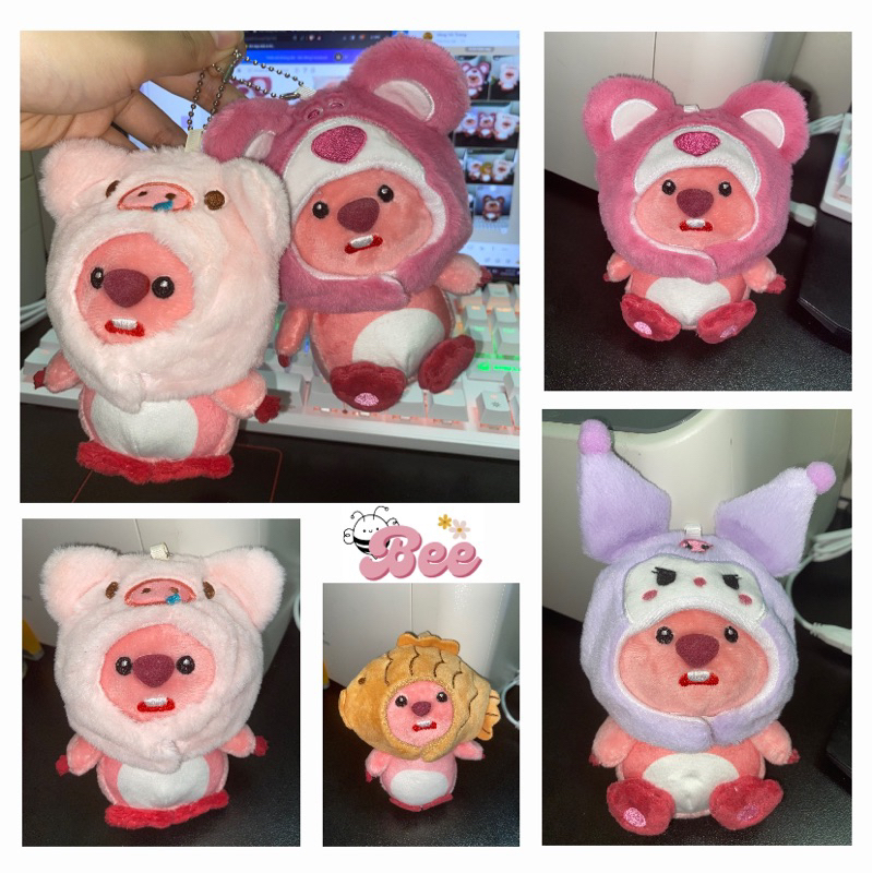 🐝SẴN HN - ảnh shop chụp🐝 Móc Khóa Thú Nhồi Bông Dễ Thương // Móc Khoá Loopy // Gấu Loopy