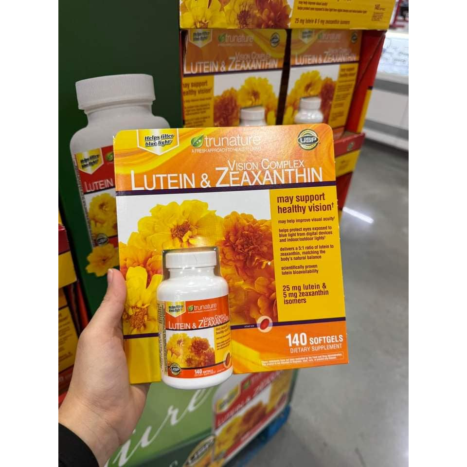 Viên Bổ Mắt Trunature Lutein & Zeaxanthin 140 Viên Của Mỹ