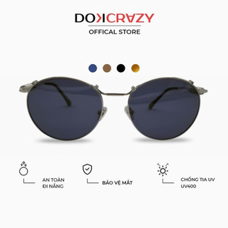 Kính mát DOKCRAZY GUSTAS sang chảnh hot trend Hàn Quốc, cá tính, độc đáo, chống UV400 tia cực tím