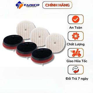 3D Wool Cutting Pad 3 INCH - Phớt Lông Cừu Xoắn Đánh Bóng - Dùng Cho Máy Đánh Bóng - Loại Bỏ Vết Xước Tăng Độ Bóng Xe