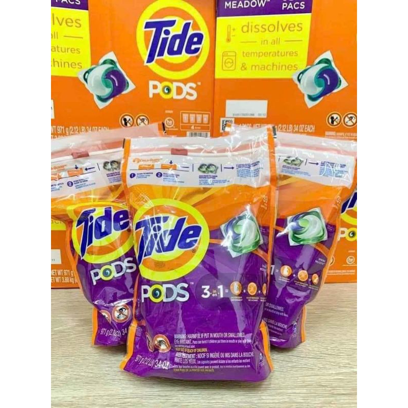Viên giặt Tide bịch 39viên